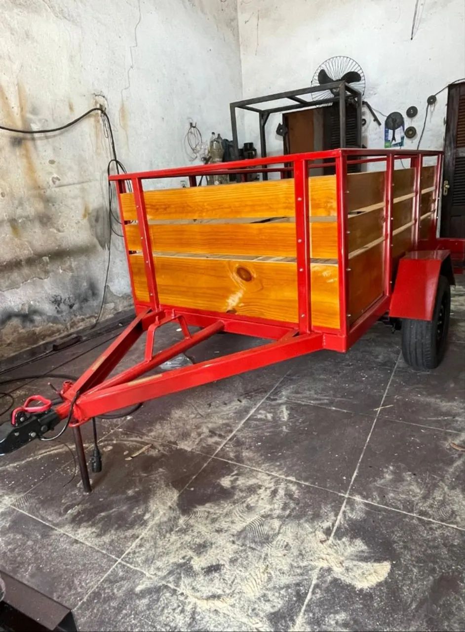 Carrocinha de um eixo 