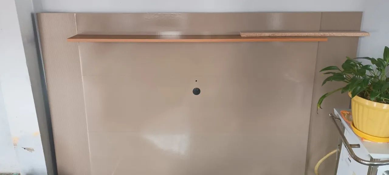Painel Laqueado nude Novo, comporta televisão de 65 polegadas. - Foto 3