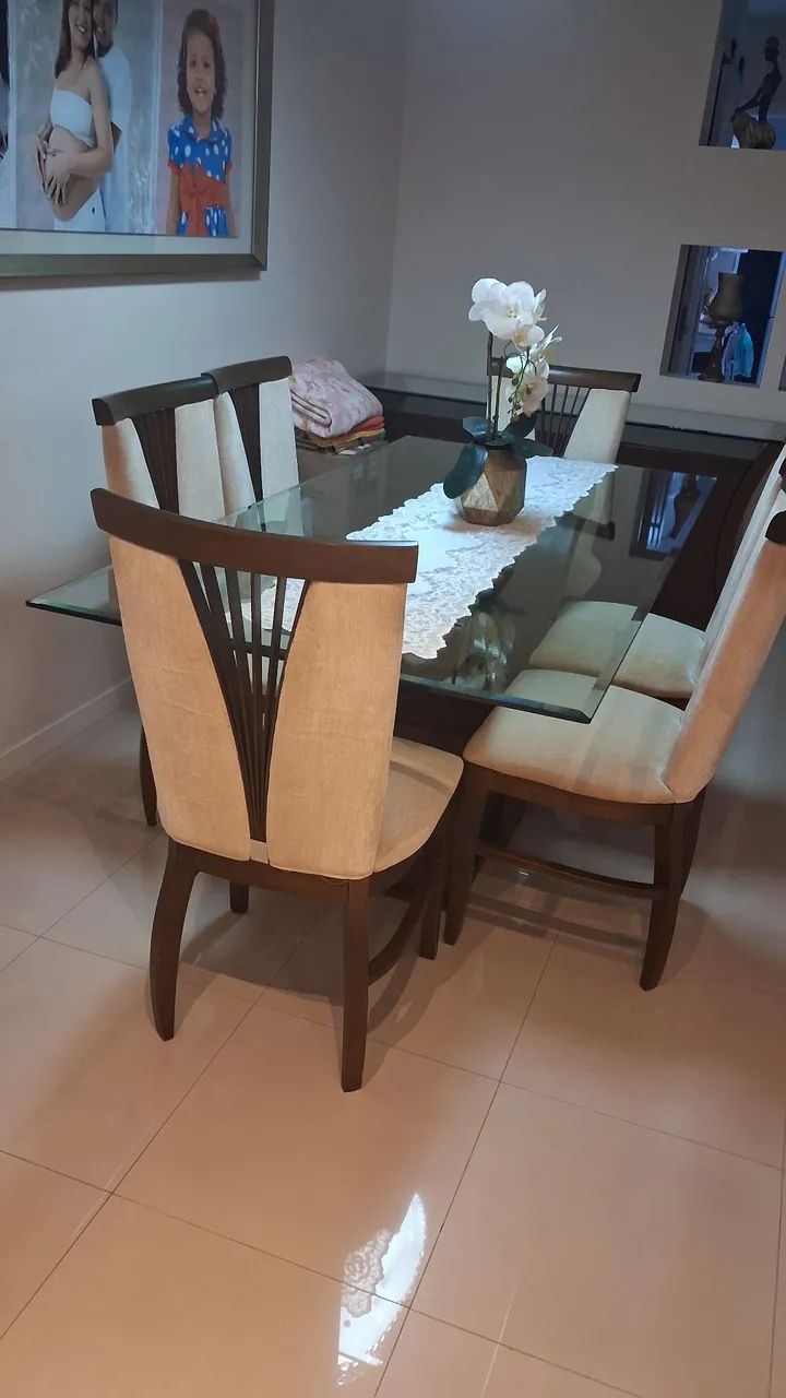 Conjunto de Mesa de 6 lugares - Foto 2