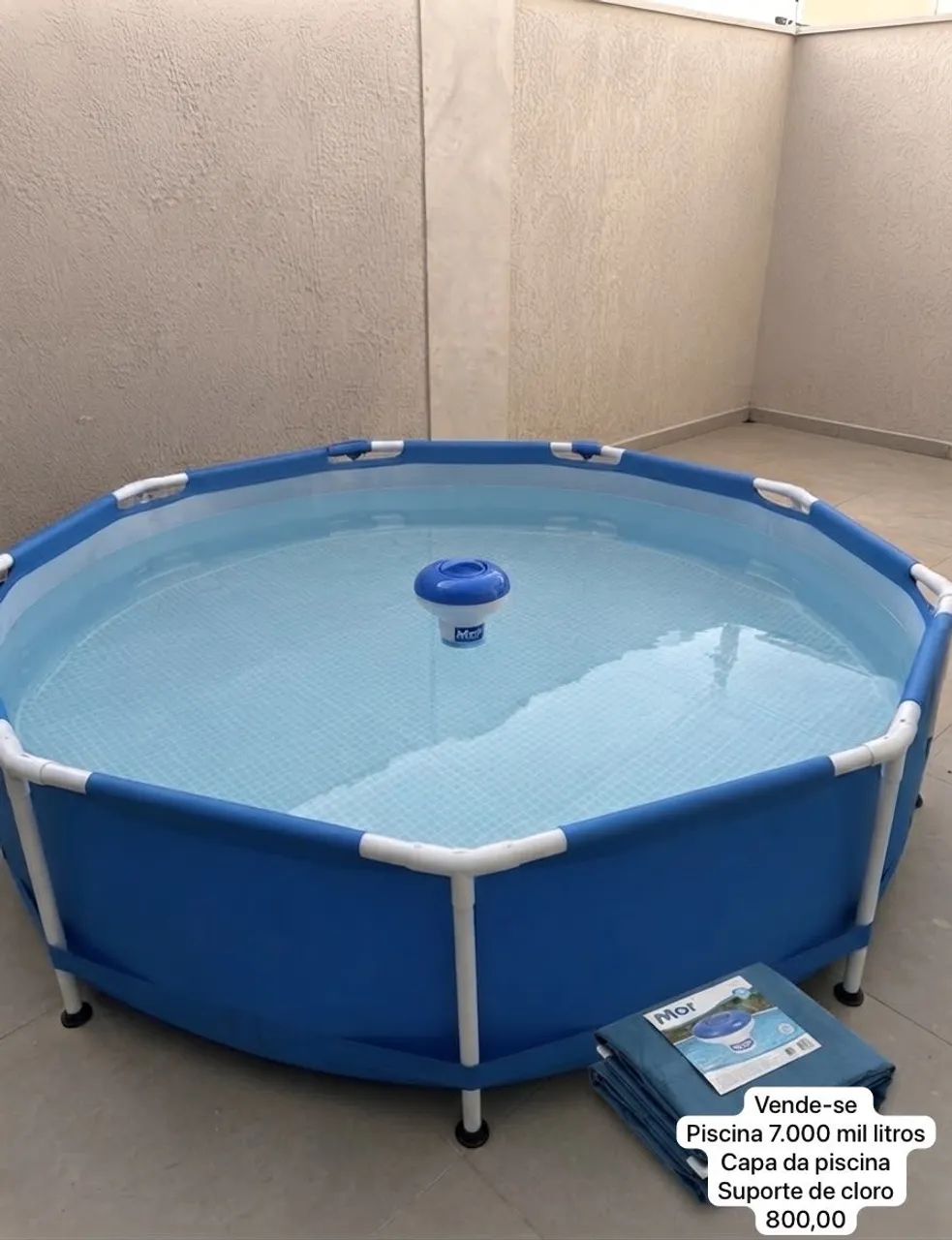 Piscina 7 mil litros 
