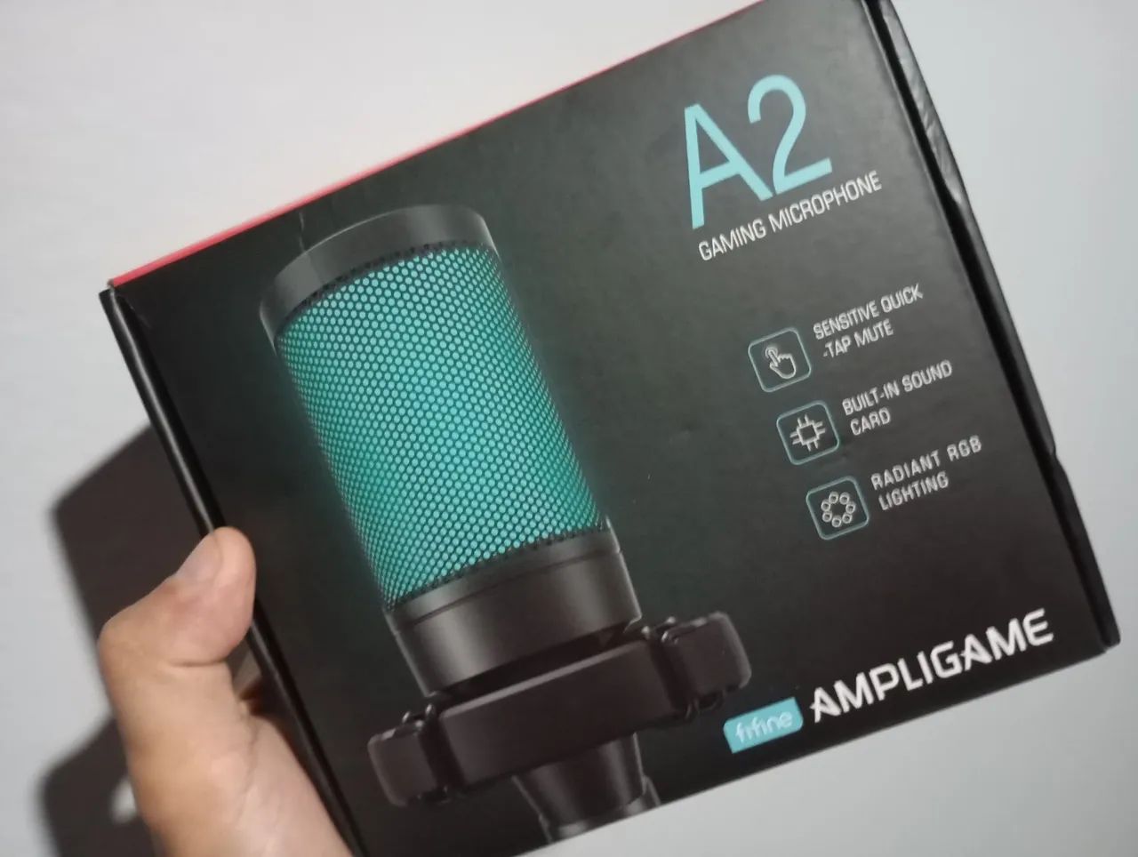 Microfone gamer fifine ampligame A2 novo lacrado.  - Foto 4