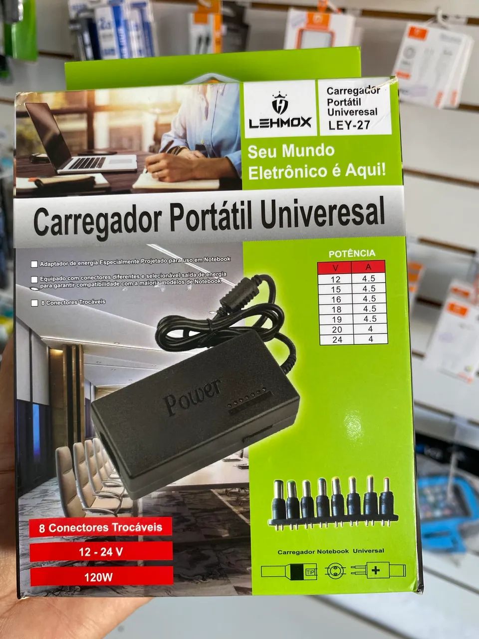 Carregadores e adaptadores65724019832066122