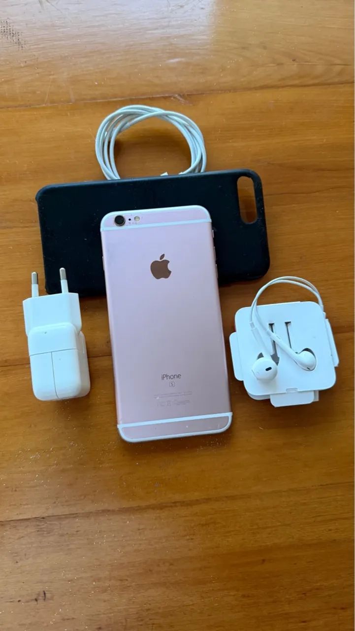 Iphone 6s plus rose gold 64gb e acessorios - Foto 3