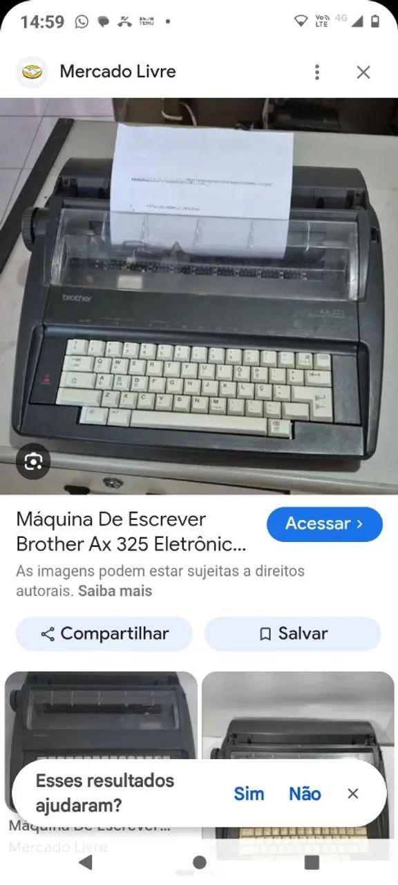 Máquina de escrever  - Foto 3