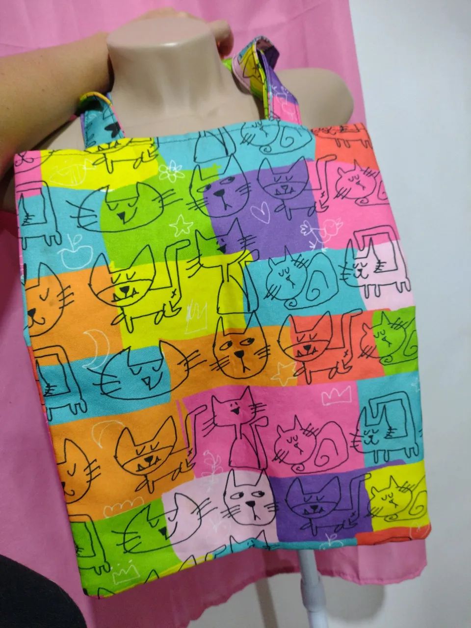 Bolsa de ombro gatinhos - Foto 2