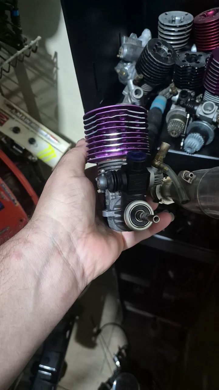 Rc Automodelo Motor Nova Rossi .21 Excelente compressão  - Foto 2