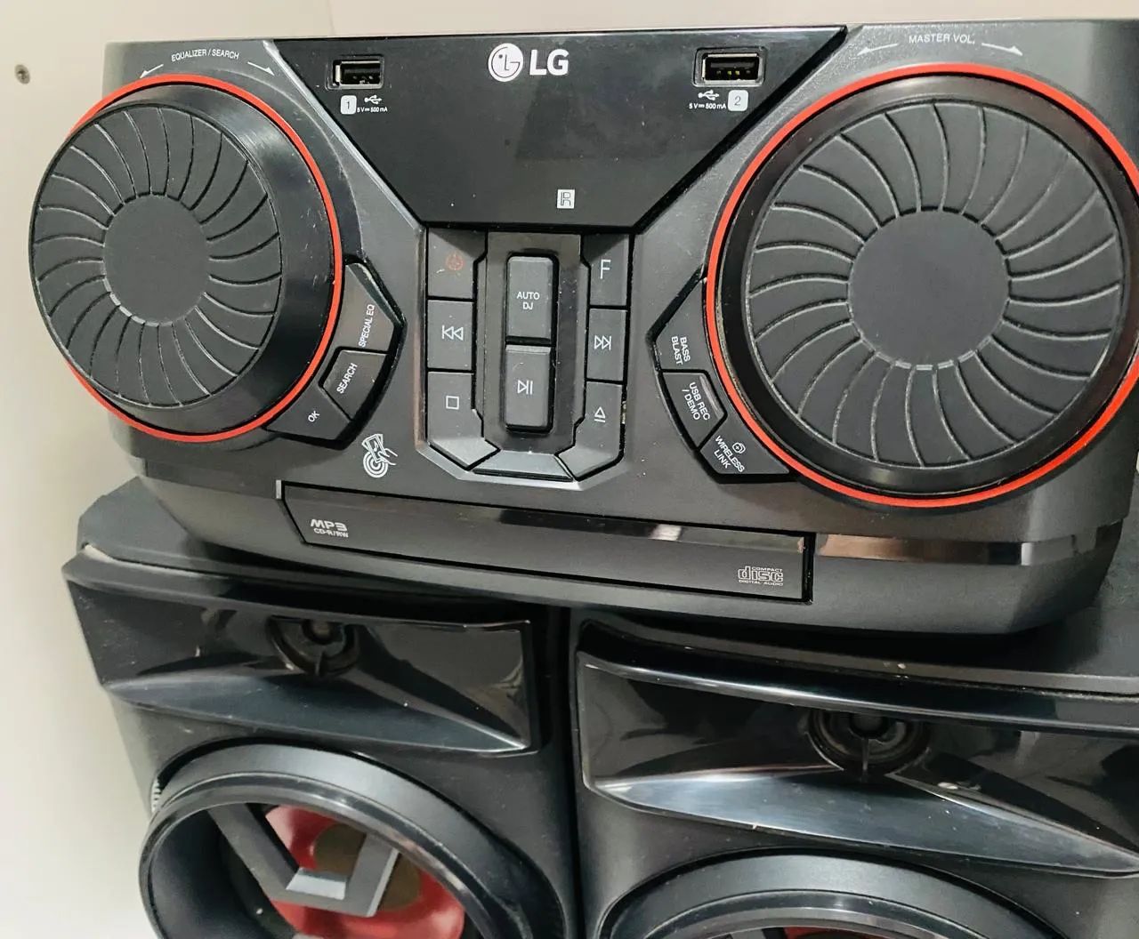 XBOOM LG completo com CD/DVD bluetooth FM MP3 e USB novo - Foto 4