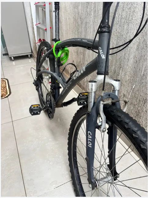 Bicicleta Caloi 500 Comfort - Revisada, Aro 26 e Suspensão (Impecável) - Foto 2