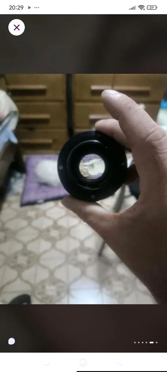 Lente Zenit Hélios 44M-6 58mm/1:2 em excelente estado de funcionamento  - Foto 5
