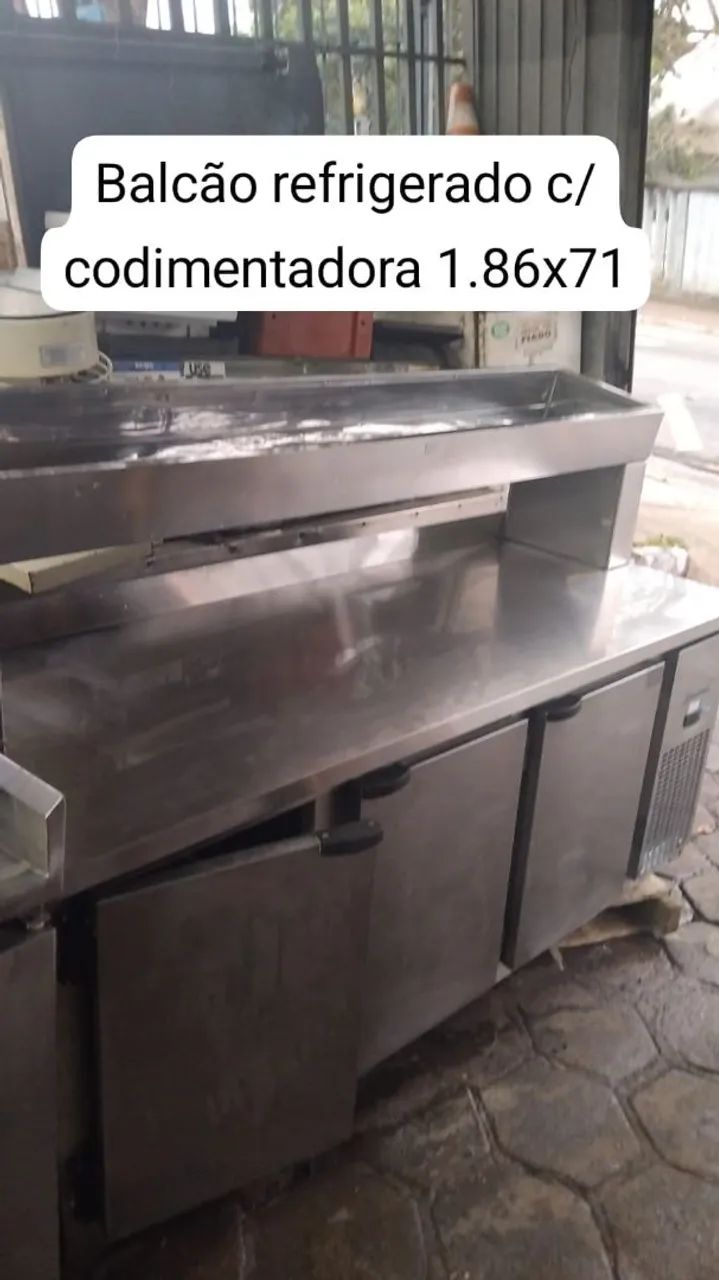Balcão refrigerado C/codimentadora 220v - Foto 3