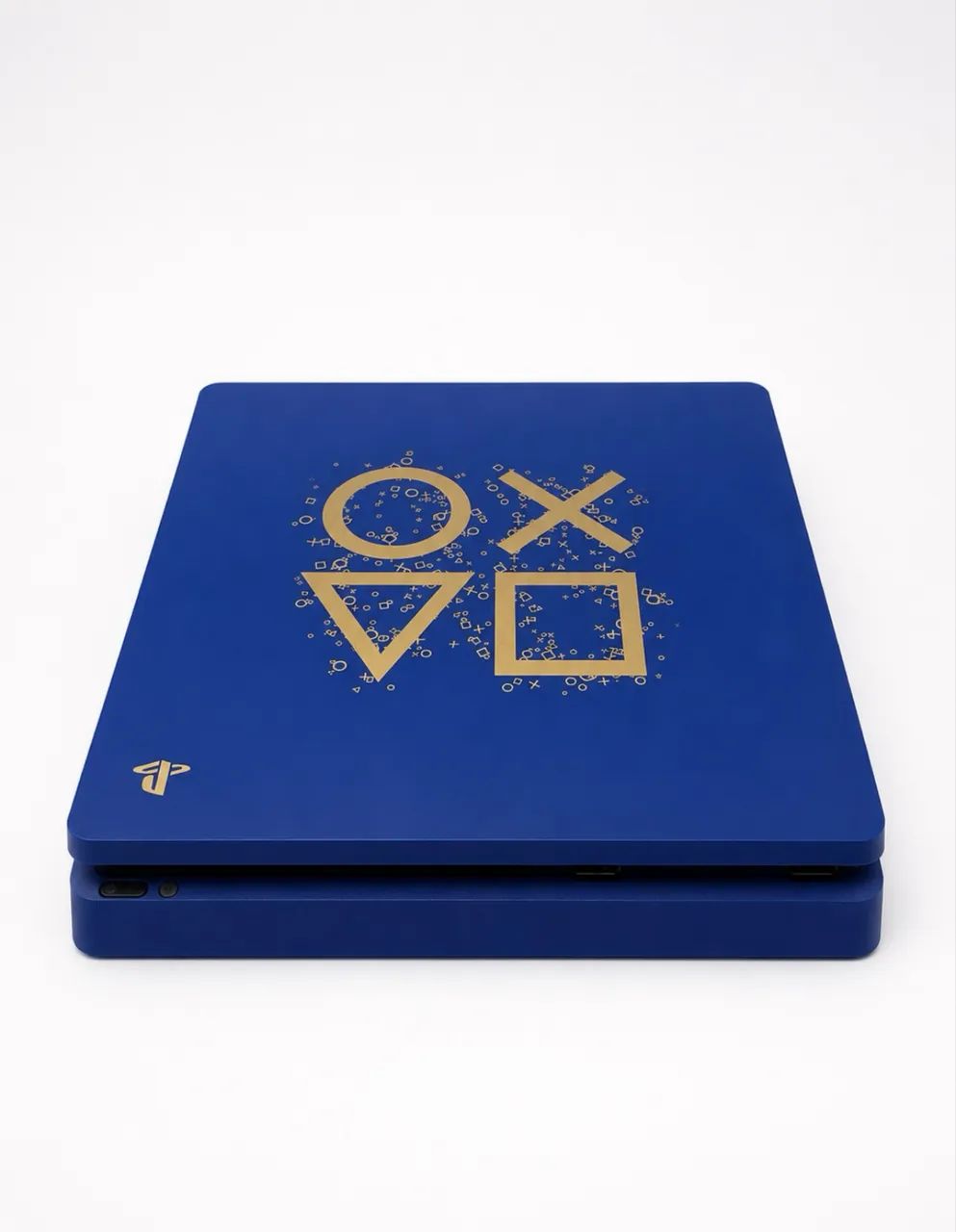 PS4 Slim 1TB Edição Limitada Days of Play Azul + Controle Original