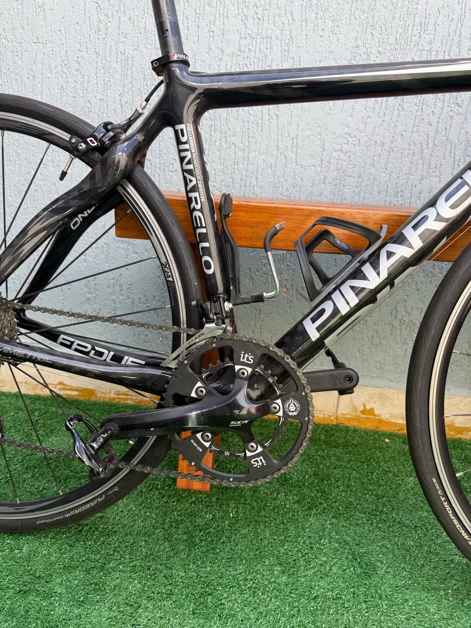 Bike speed Pinarello full carbon tamanho M 105 11v super leve e nova leia - Foto 5