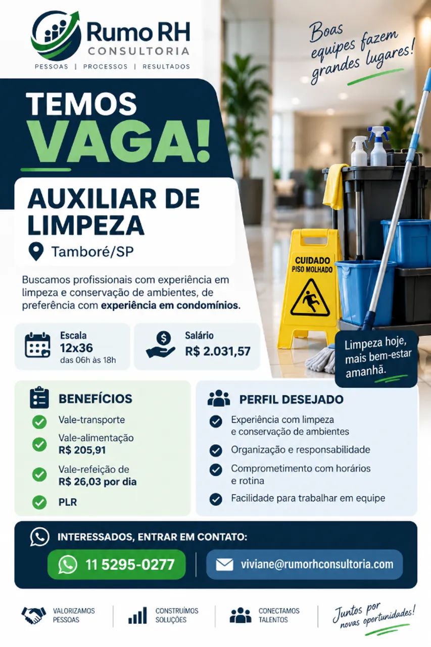 Auxiliar de Limpeza