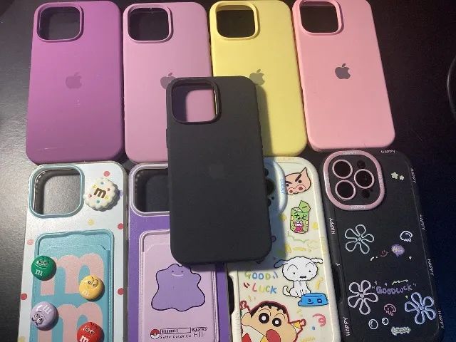 Kit 09 Capinhas IPhone 16 Pro Max - Novos