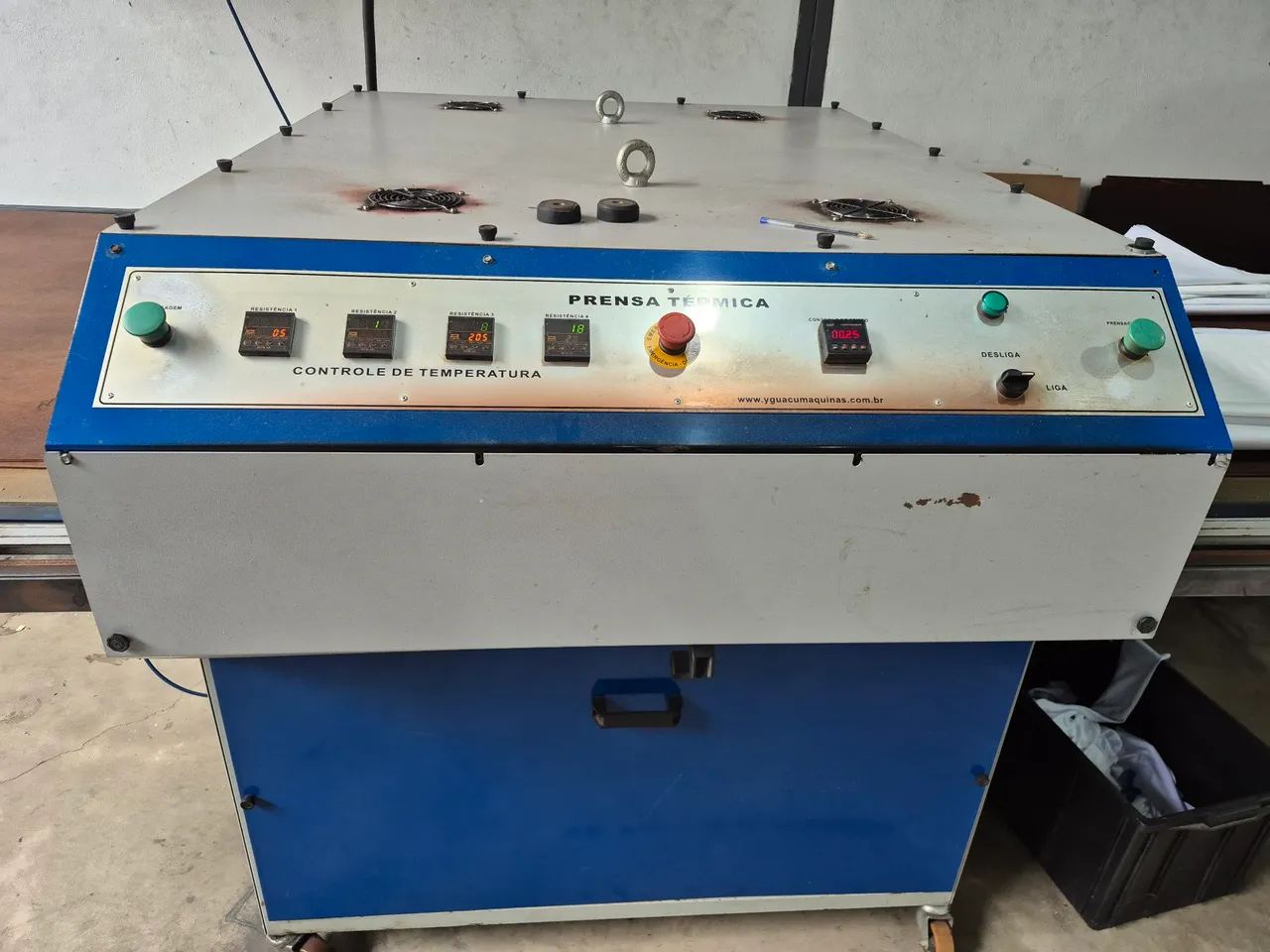 Prensa térmica pneumática sublimação  - Foto 3