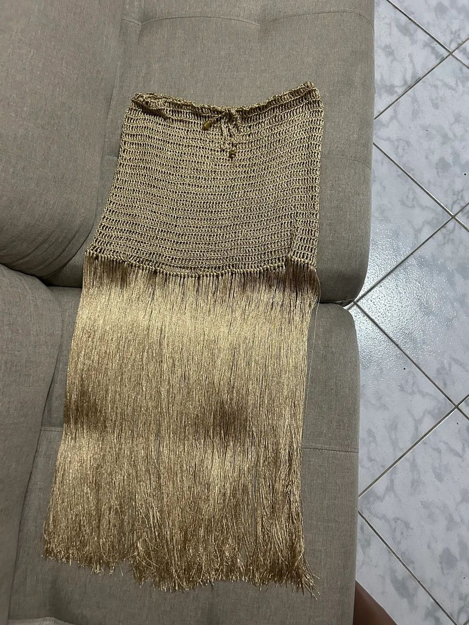 Crochê dourado - Foto 3