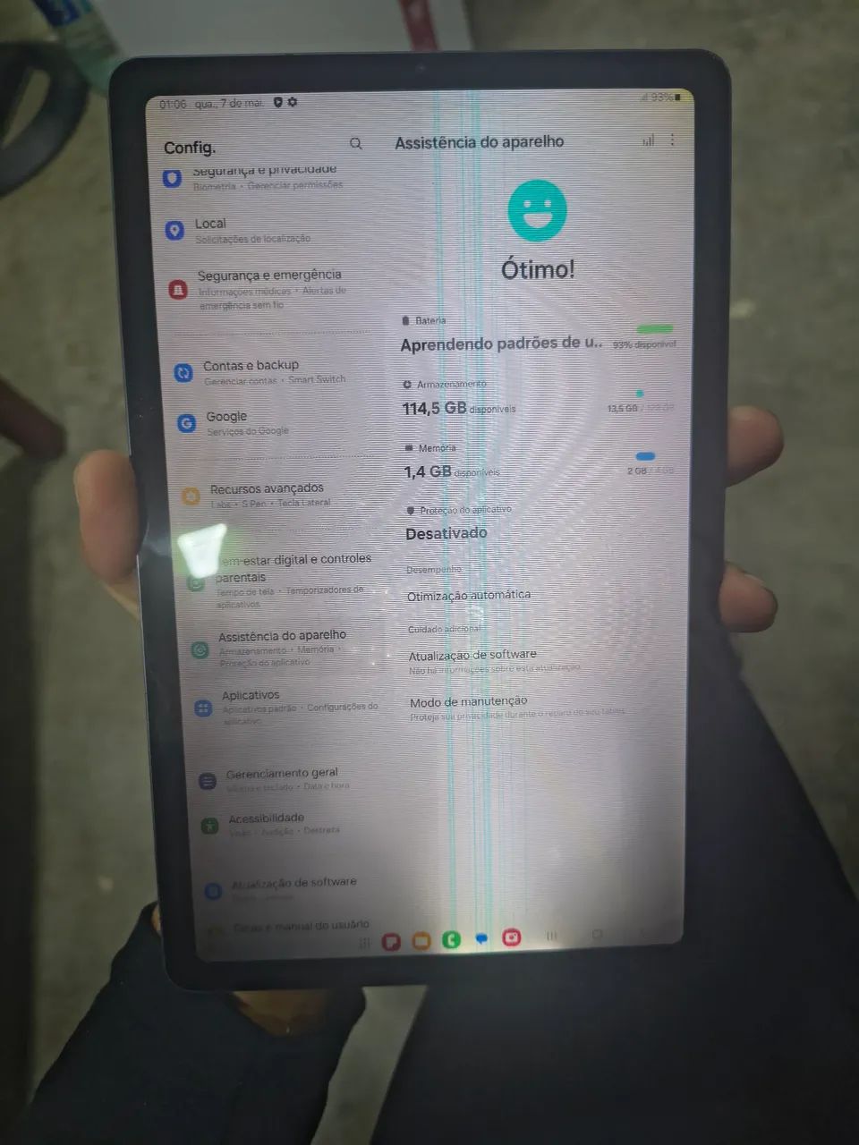 Galaxy Tab S6 lite 128gb 4G com Defeito - Foto 2