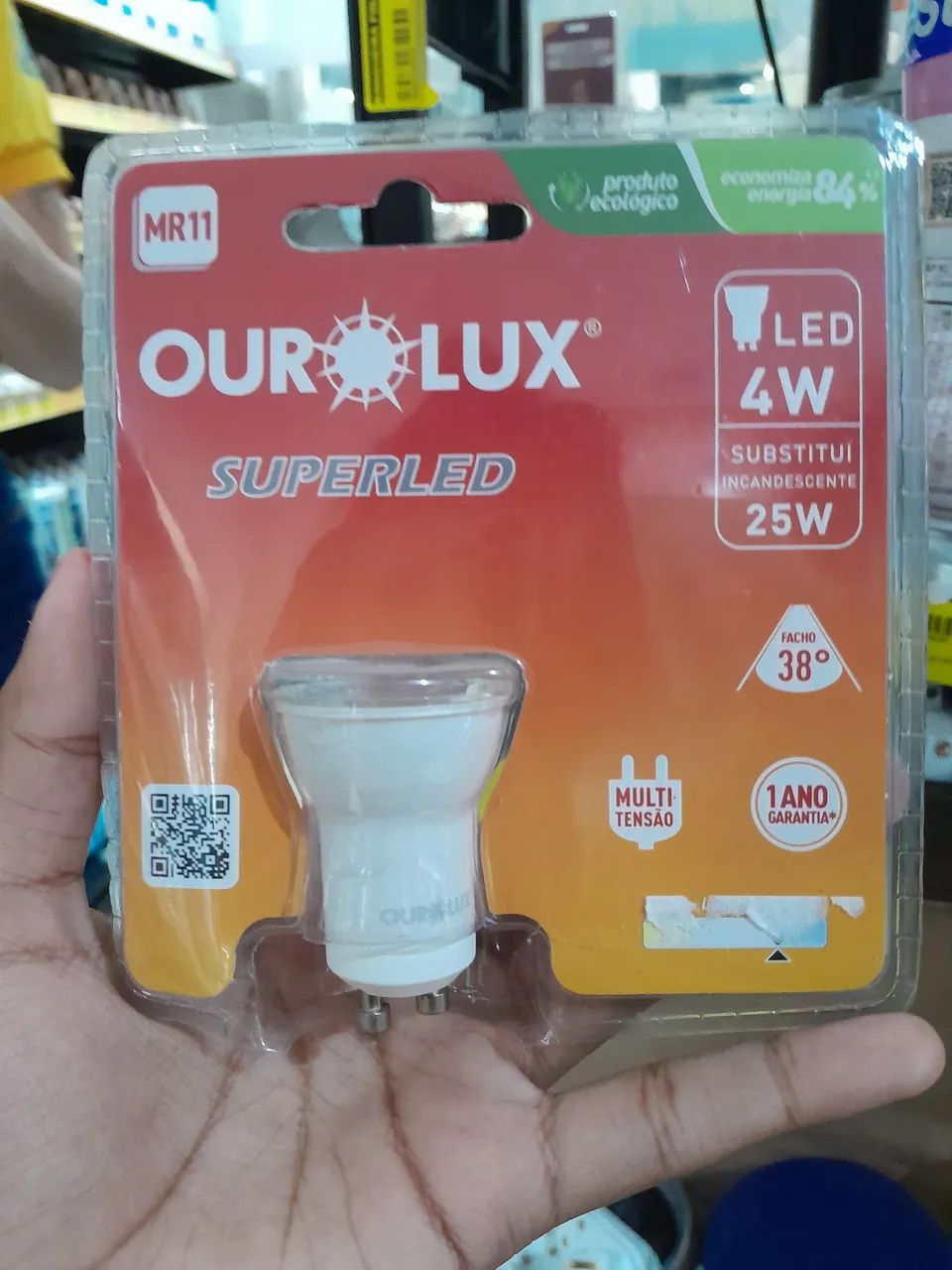 LAMPADA OUROLUX LRD 4W SUPERLED