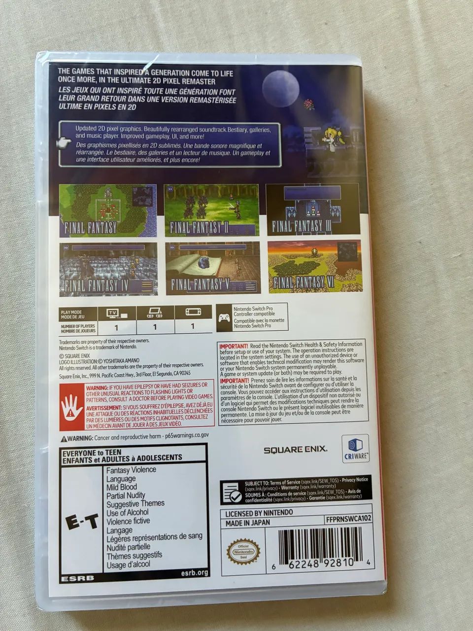 Final fantasy collection Nintendo Switch Lacrado  - Foto 3