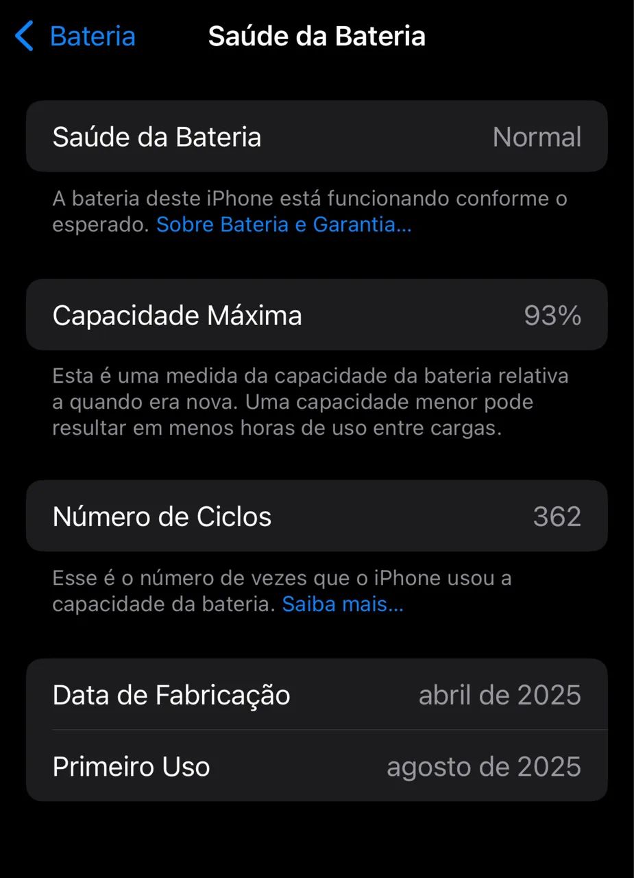 iPhone 16e 128GB 93% de Bateria - Foto 3
