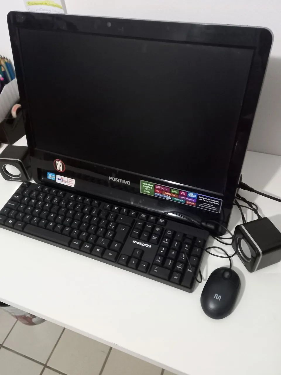Computador positivo tela de Led e TV  - Foto 3