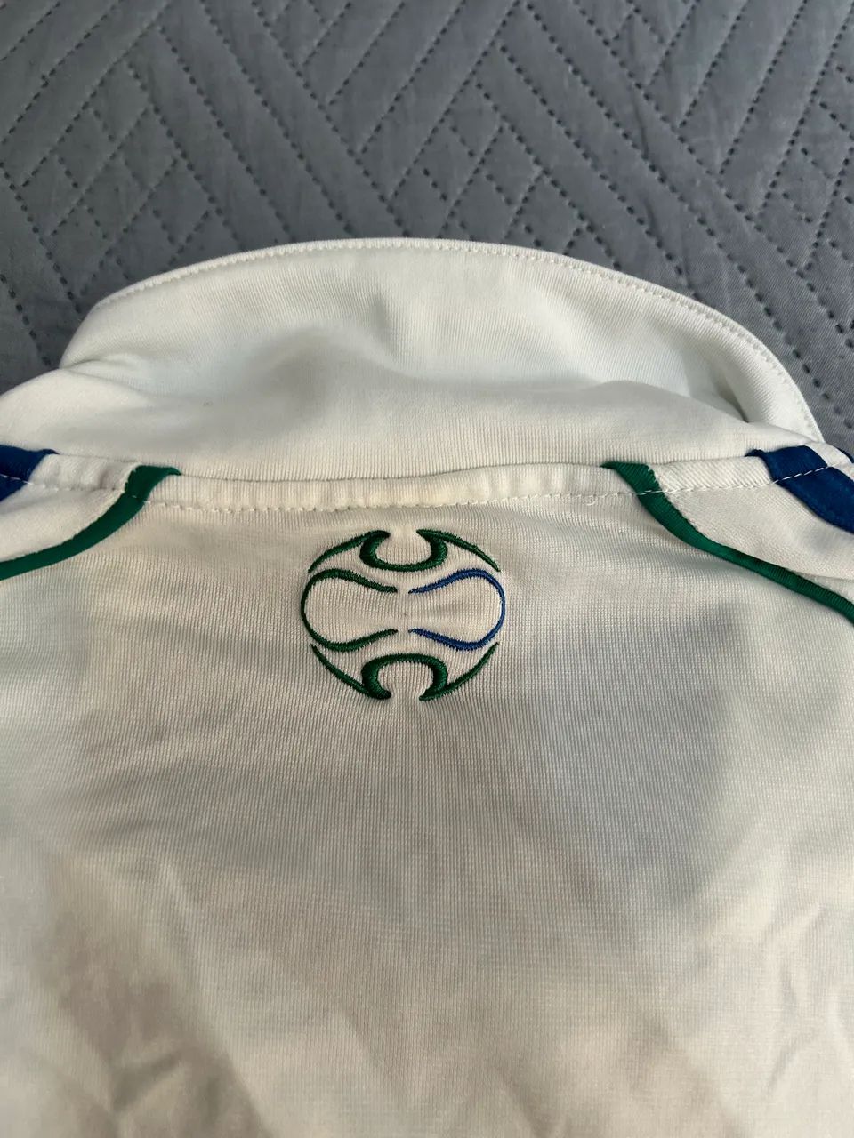Camisa Polo Palmeiras Branca 2000-2008 - Foto 4