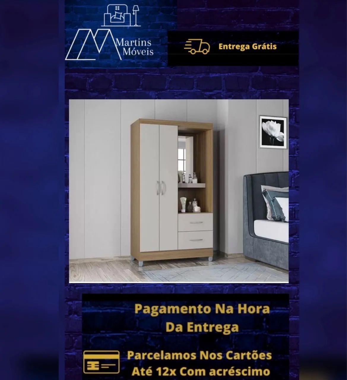 GRANDE PROMOÇÃO GUARDA ROUPA ENTREGA GRÁTIS 