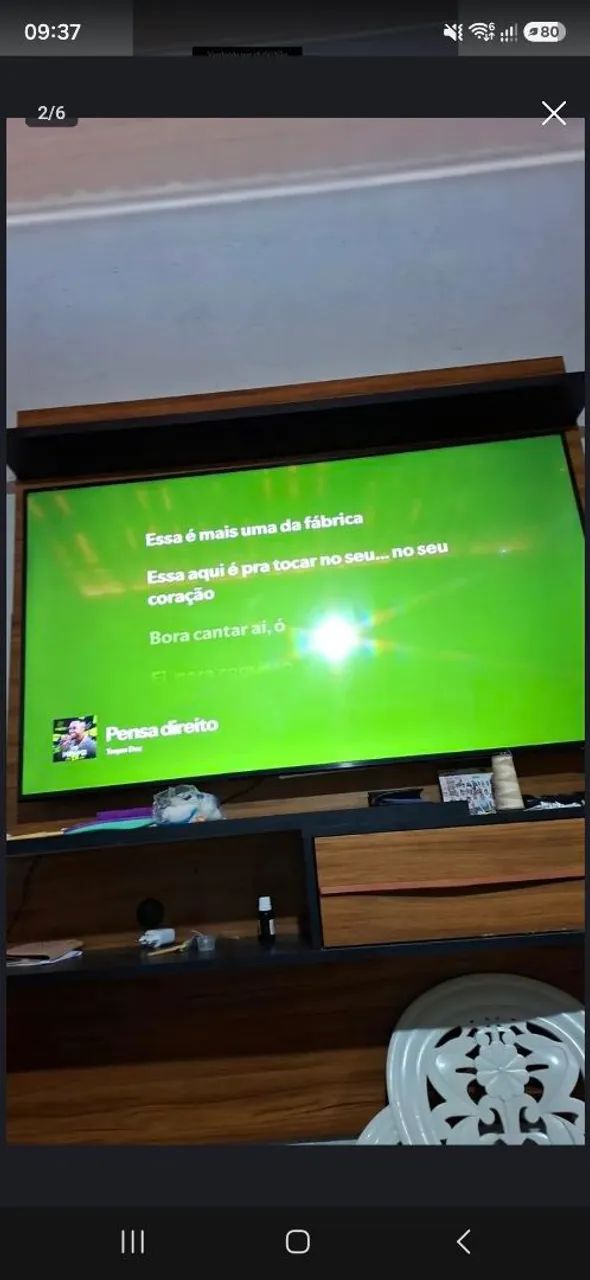 Smart TV 4K 55 polegadas com Alexa comando de voz bixby TV tudo em um já com canais - Foto 2