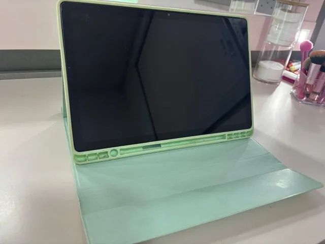 Galaxy Tab A7 com capa protetora - Foto 3