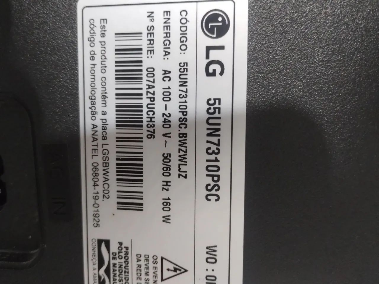 Tv LG 55 (tela quebrada)  - Foto 3