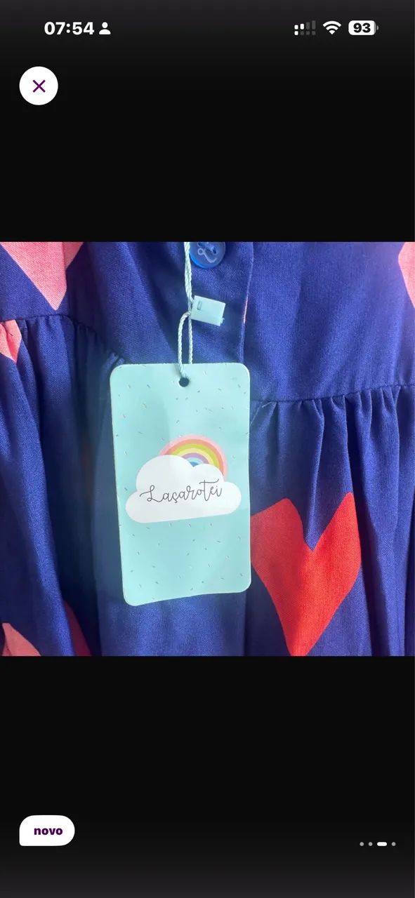 Vestido infantil estampado  - Foto 3