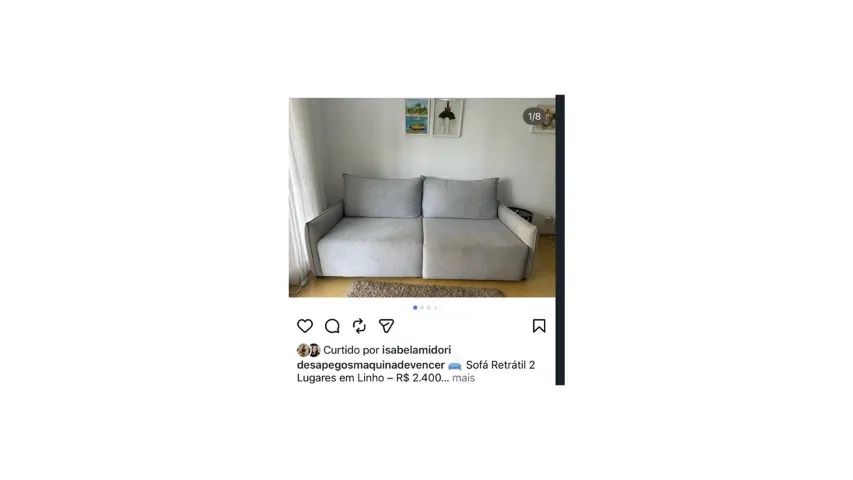 Sofa de LInho 