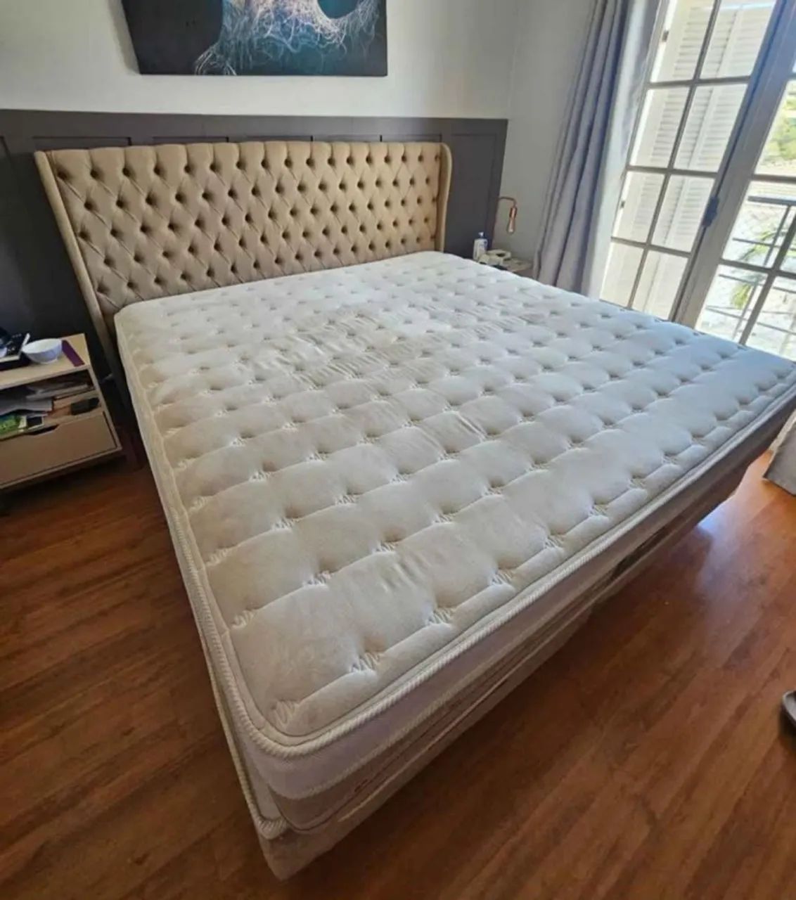 Cama King + Base + Cabeceira - Foto 3