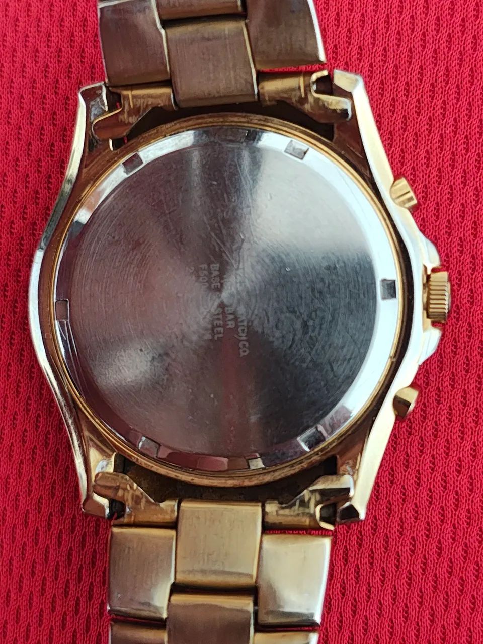 Relógio Citizen cronógrafo AN7102 Dourado F500 - Foto 5