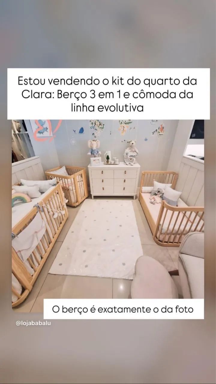 Berço 3 em 1