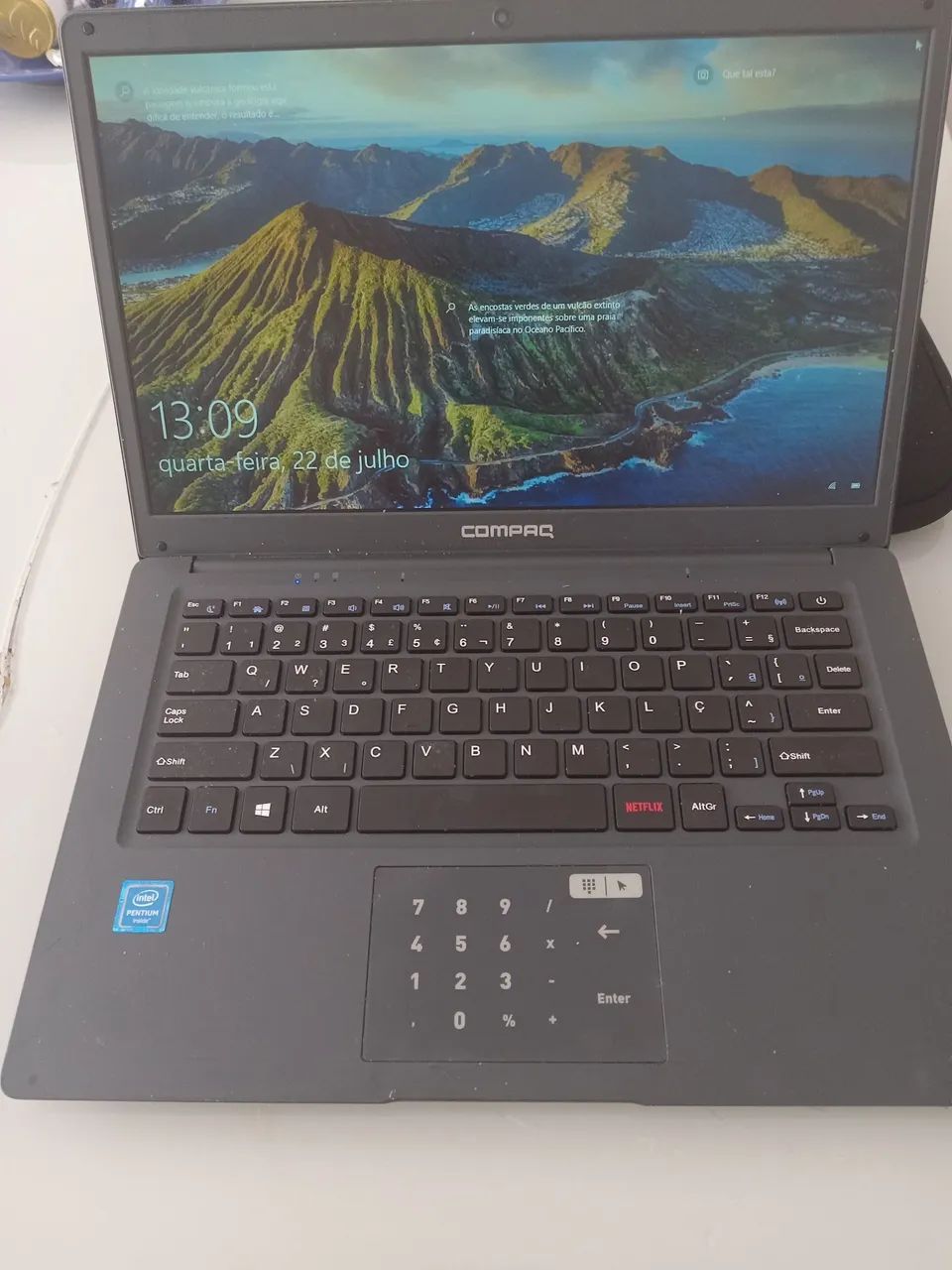 VENDO NOTEBOOK COMPAQ SEMI NOVO 