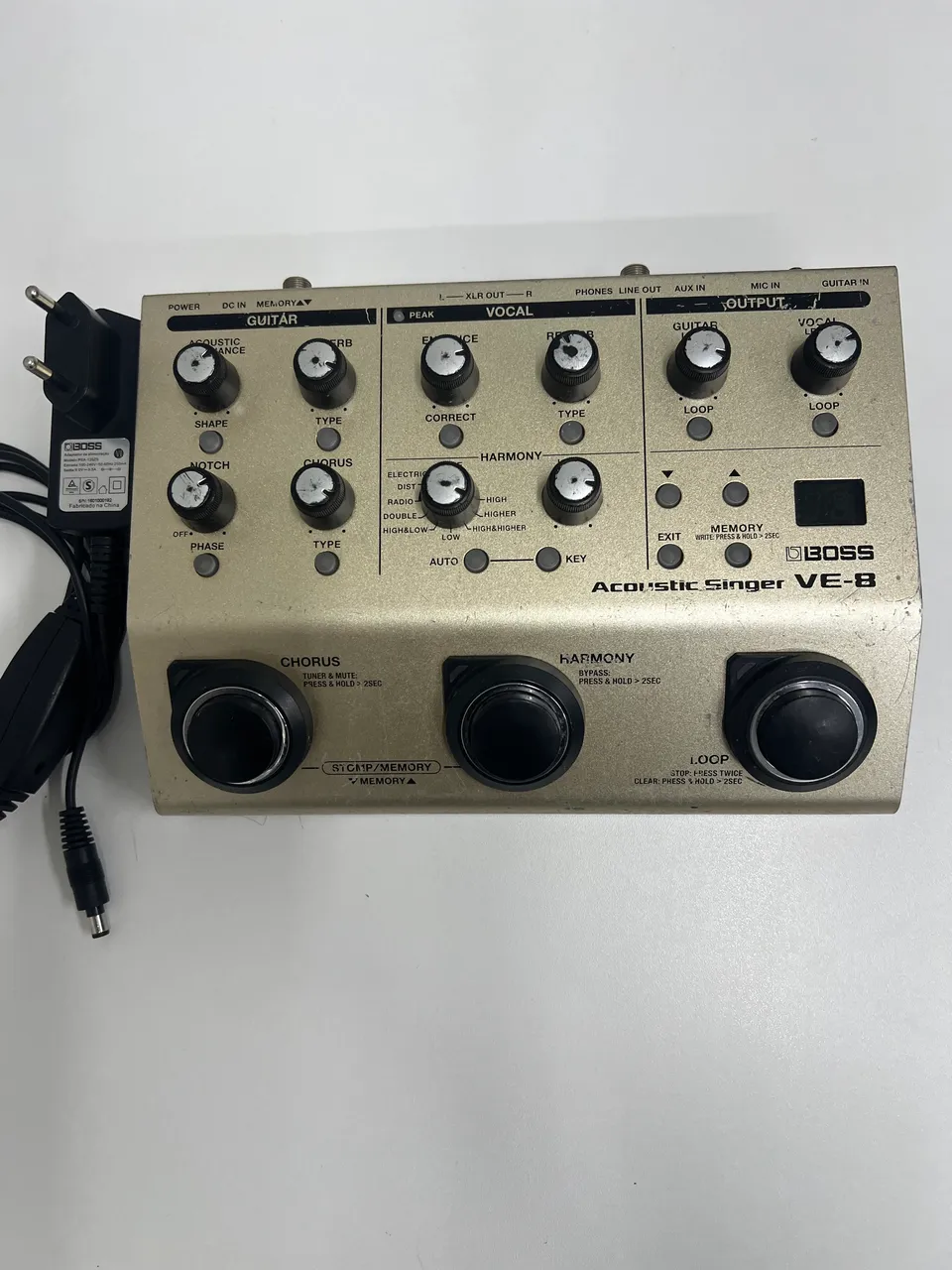 Pedal de voz Tc Helicon Voicelive Play : zero na caixa