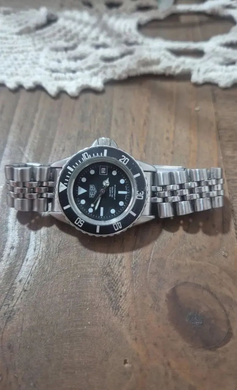 Relógio Heuer (Pré-TAG) Professional 200m Vintage Anos 80 - Foto 6