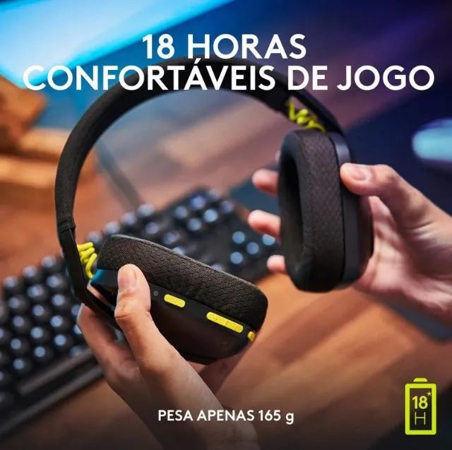 Headset Gamer Sem Fio Logitech G435 - Foto 3