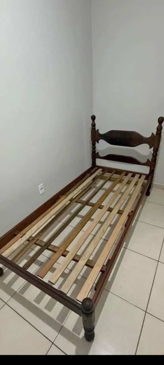 Cama de solteiro madeira maciça ENTREGO - Foto 4