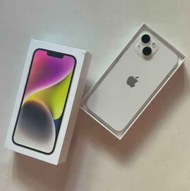 iPhone 14 128gb Branco com caixa e nota - Foto 2