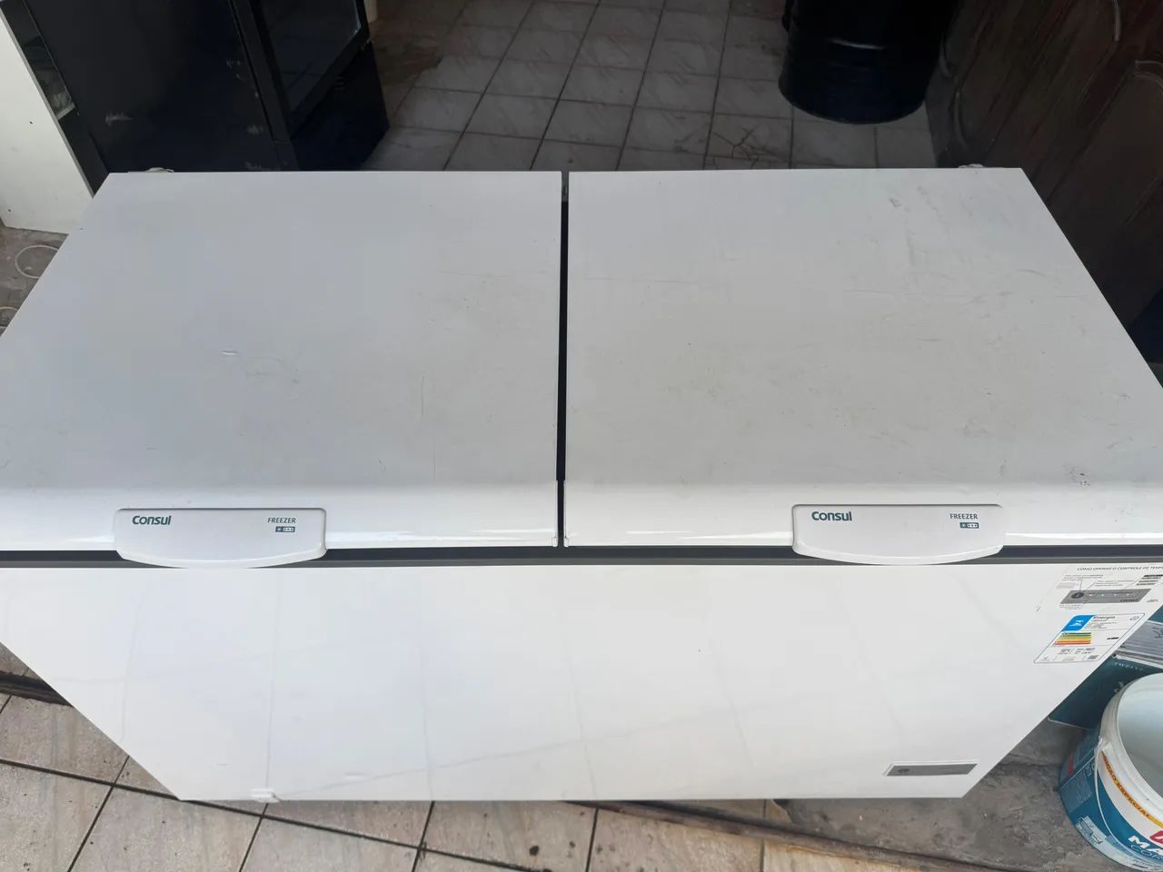 Freezer Horizontal Consul 2 Portas Digital - 220V - Foto 4