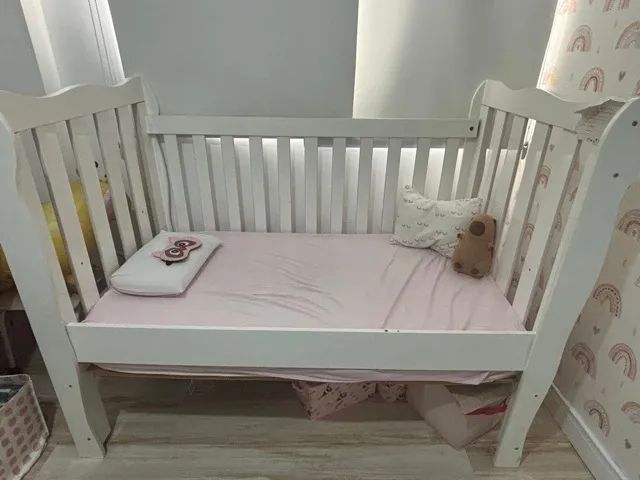 Crib/bed with Orthobom mattress