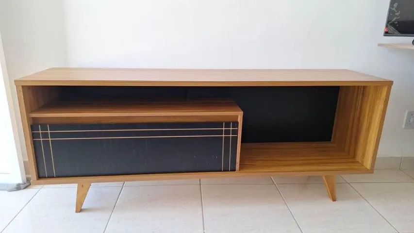 Rack 1 Porta para Televisão até 60 Polegadas (Novo) Entrega Grátis!  - Foto 2
