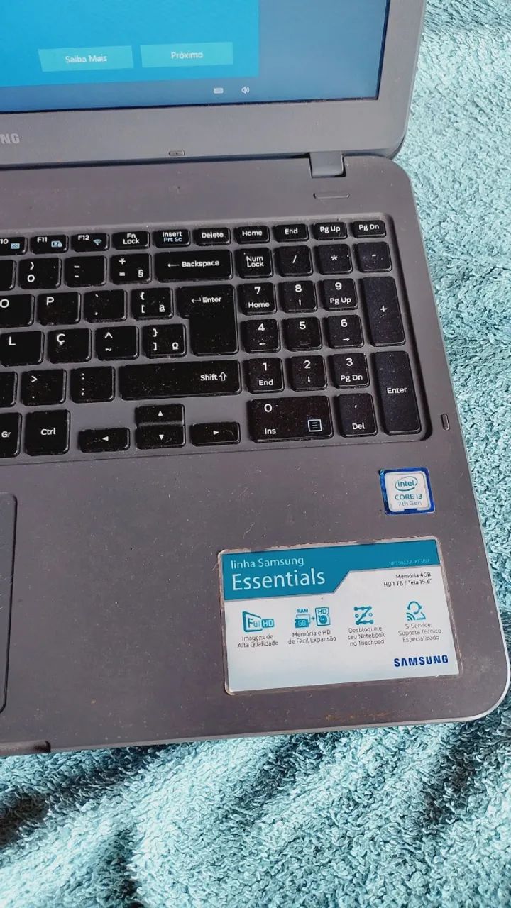 ? Notebook Samsung 15,6" - R$ 750  Samsung NP350XAA-KF3BR  Notebook funcionando  lento  - Foto 2