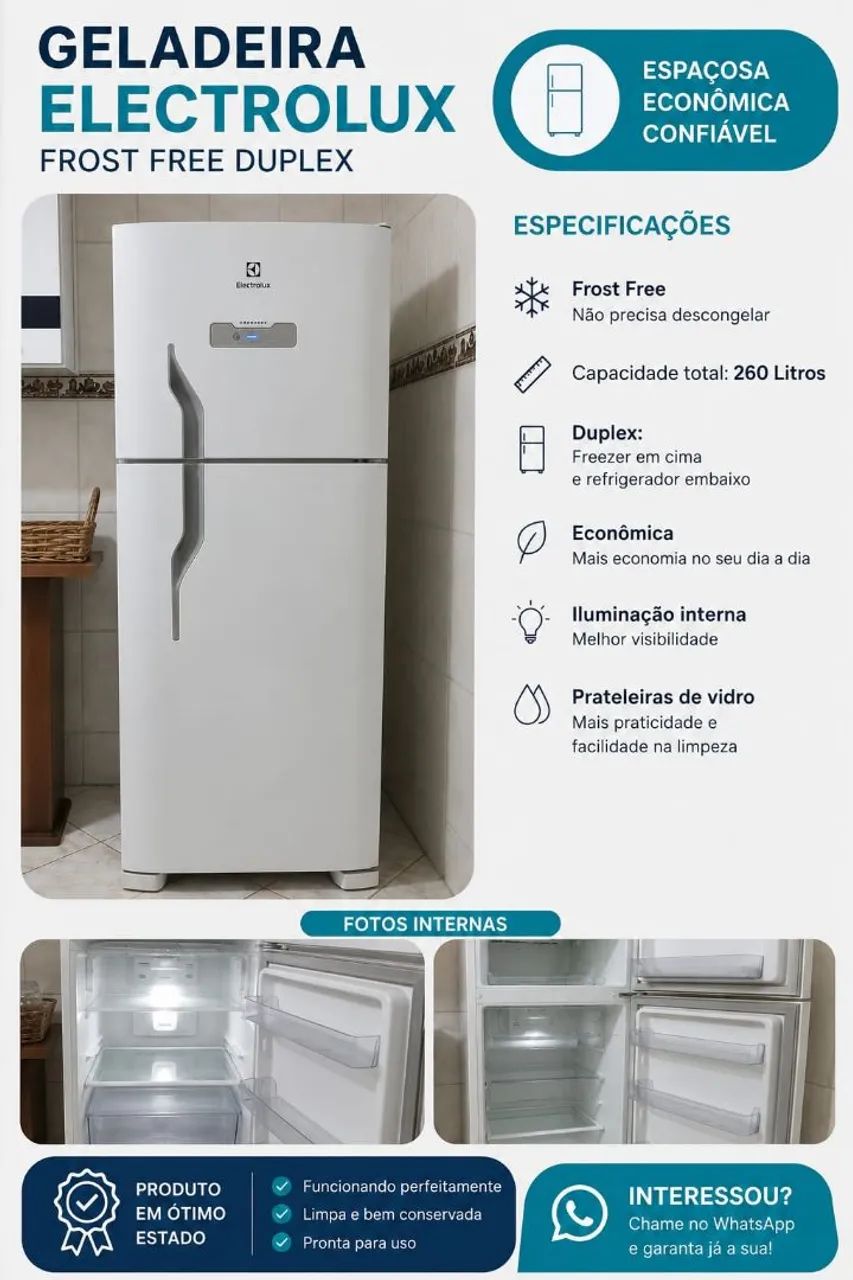 Venda de geladeira