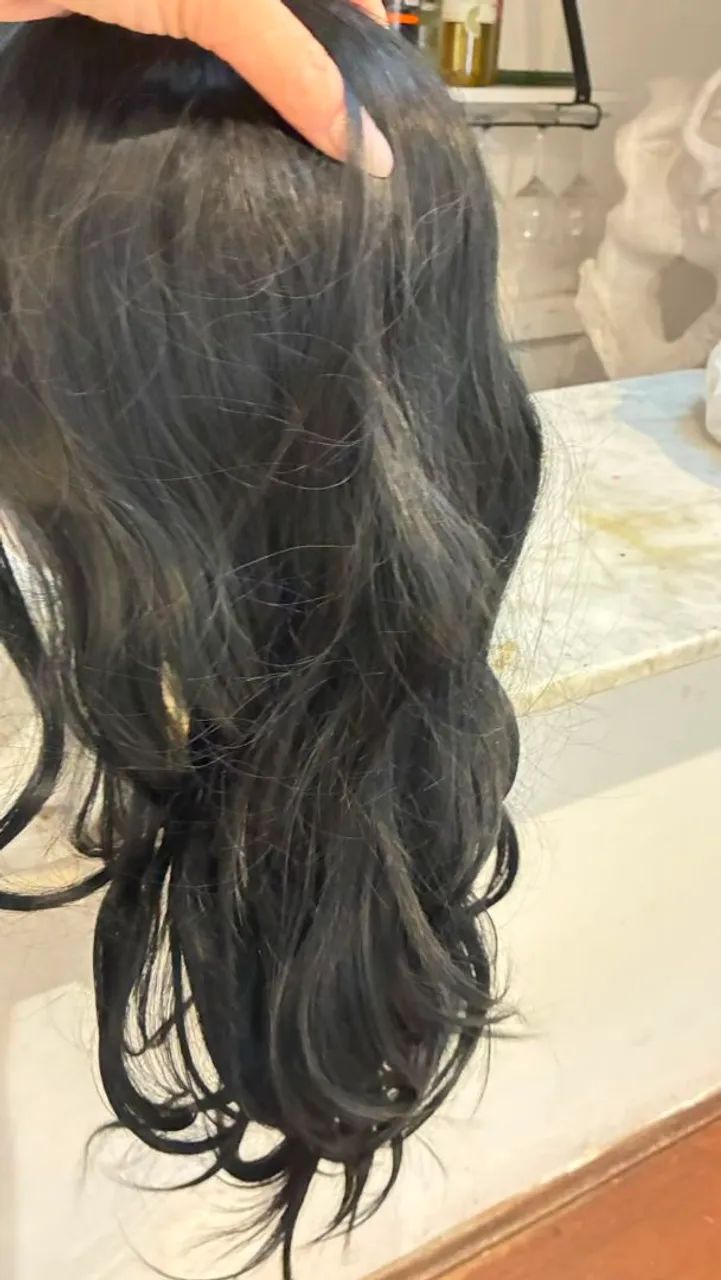 Wig lace bio orgânica 65cm - Foto 2