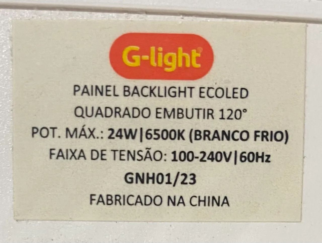 VENDO LUZ DE LED PAINEL BACKLIGHT ECOLED