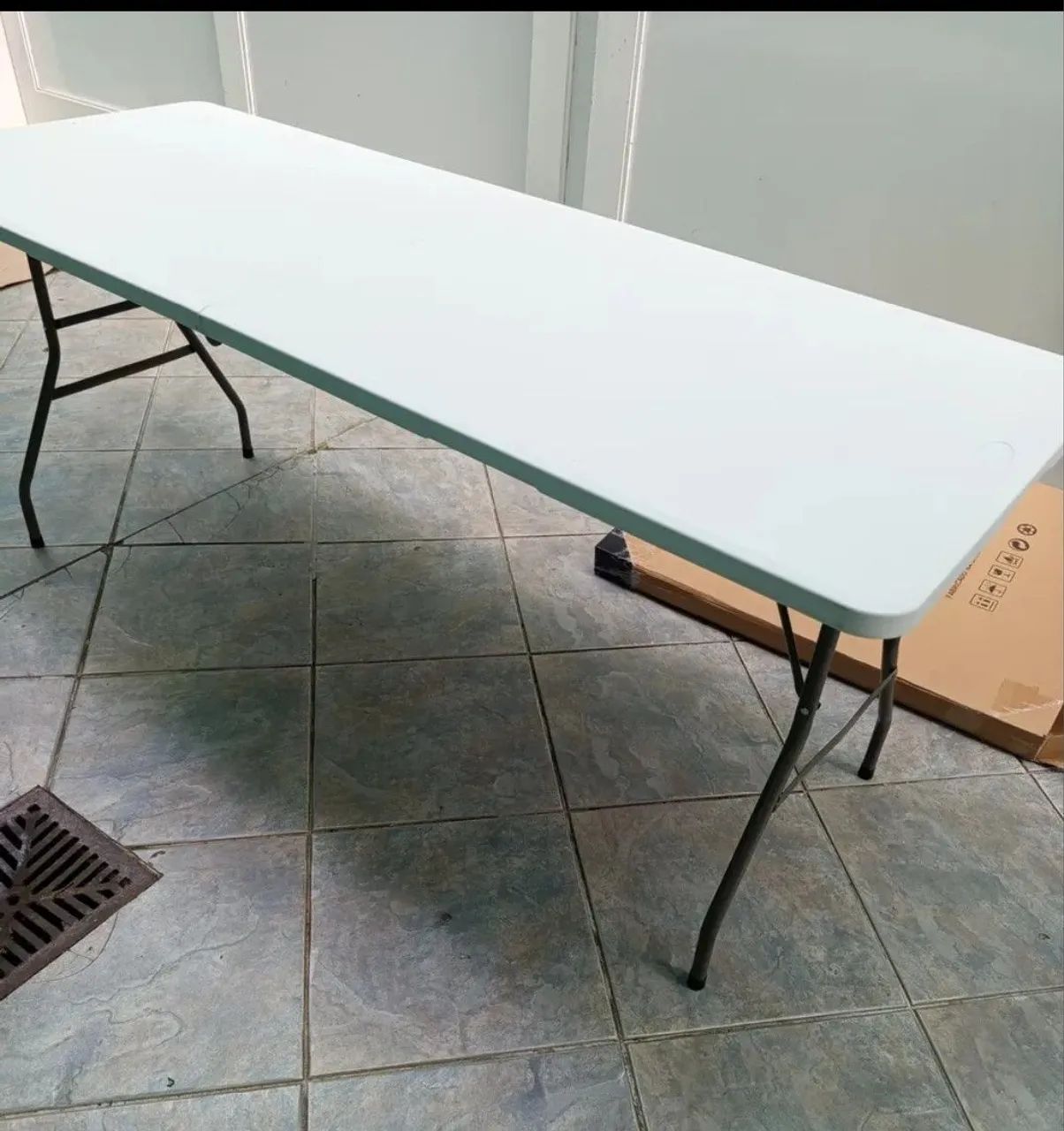 Vendo mesa dobrável 1.80mt - Foto 4