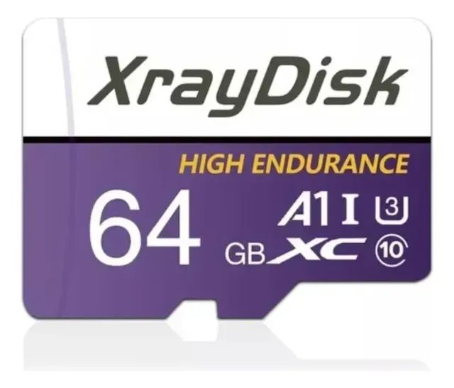 Cartão de Memória 64GB MicroSD XrayDisk A1 U3 Classe 10 - Alta Velocidade